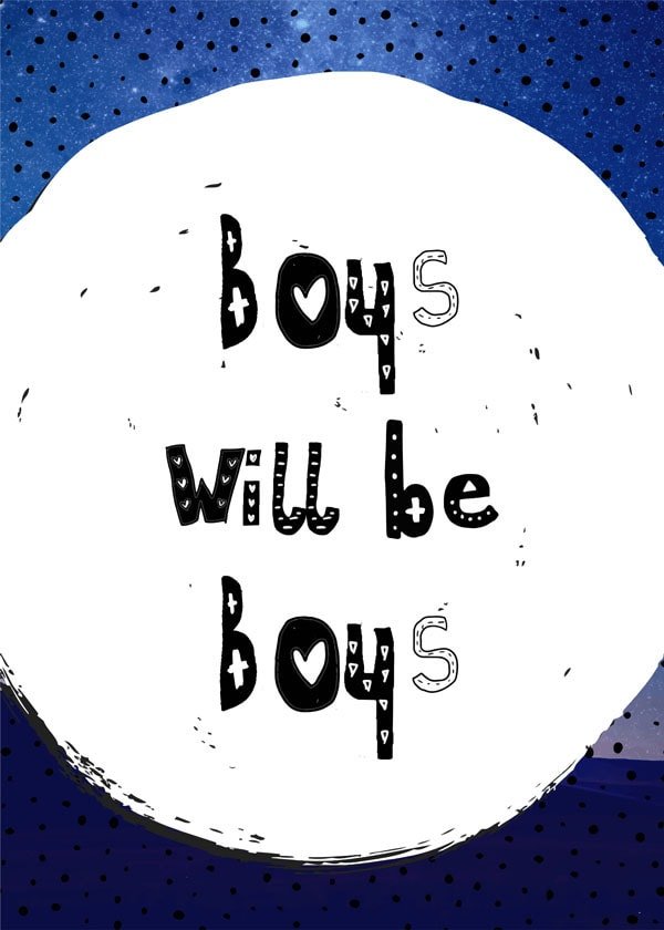 Galeria Plakatu, Plakat, Chłopaki, 50x70 cm