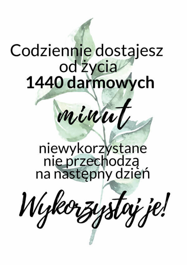 Galeria Plakatu, Plakat, Niewykorzystane Minuty, 70x100 cm
