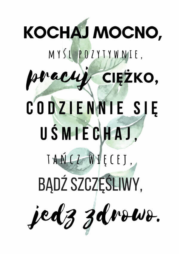 Galeria Plakatu, Plakat, Żyj!, 50x70 cm