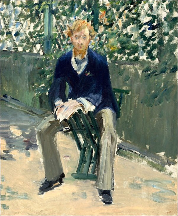 Galeria Plakatu, George Moore In The Artist&Rsquo;S Garden, Edouard Manet, 30x40 cm