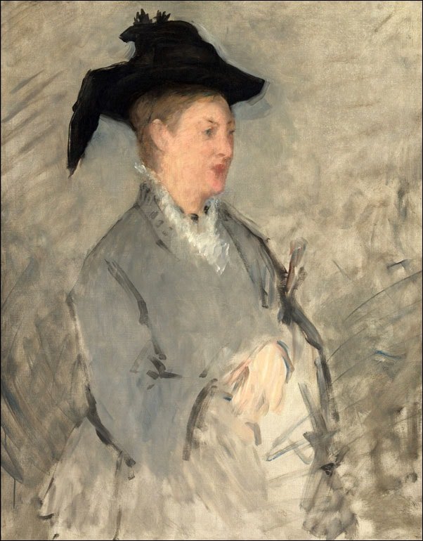 Galeria Plakatu, Madame Edouard Manet (Suzanne Leenhoff, 1830 1906), Edouard Manet, 30x40 cm