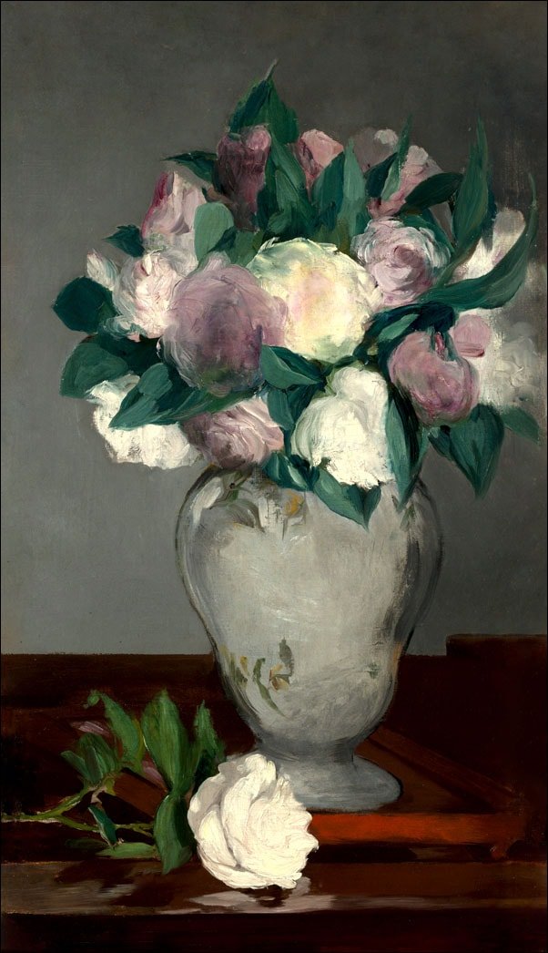 Galeria Plakatu, Peonies, Edouard Manet, 29,7x42 cm