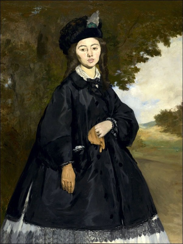 Galeria Plakatu, Plakat, Portrait Of Madame Brunet, Edouard Manet, 50x70 cm