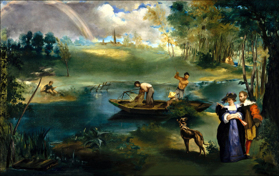 Galeria Plakatu, Fishing, Edouard Manet, 50x40 cm