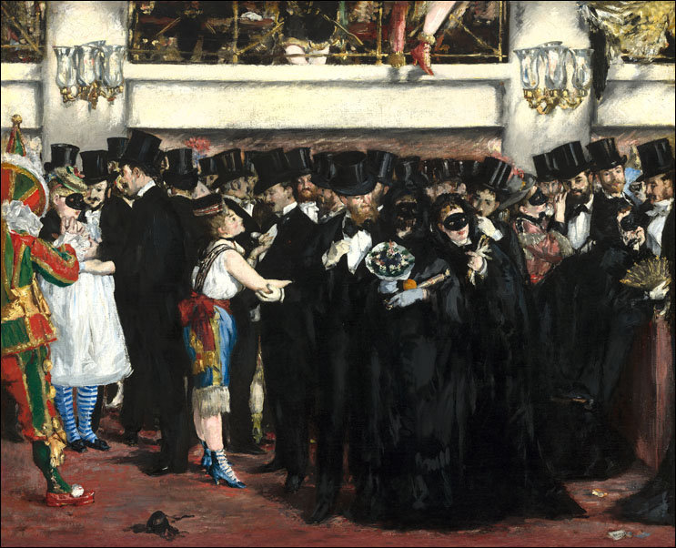 Galeria Plakatu, Masked Ball At The Opera, Edouard Manet, 70x50 cm