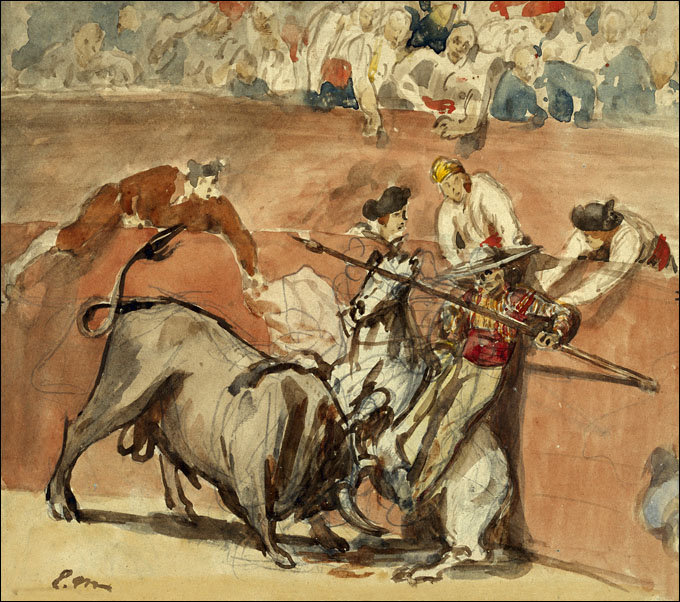 Galeria Plakatu, Bullfight, Edouard Manet, 100x70 cm