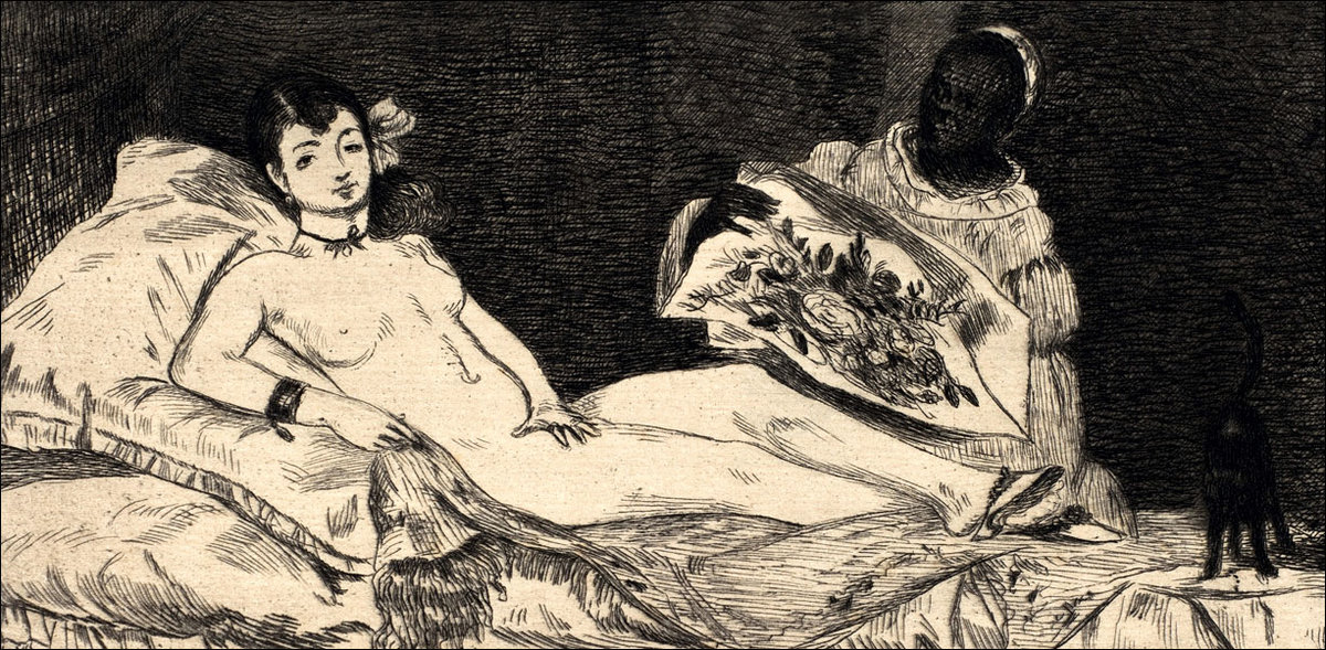 Galeria Plakatu, Olympia(Small Plate), Edouard Manet, 70x50 cm