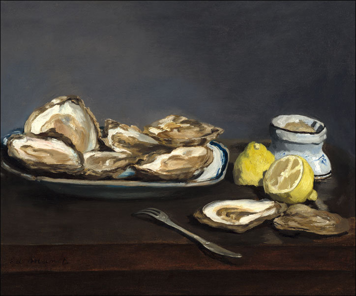 Galeria Plakatu, Oysters, Edouard Manet, 100x70 cm