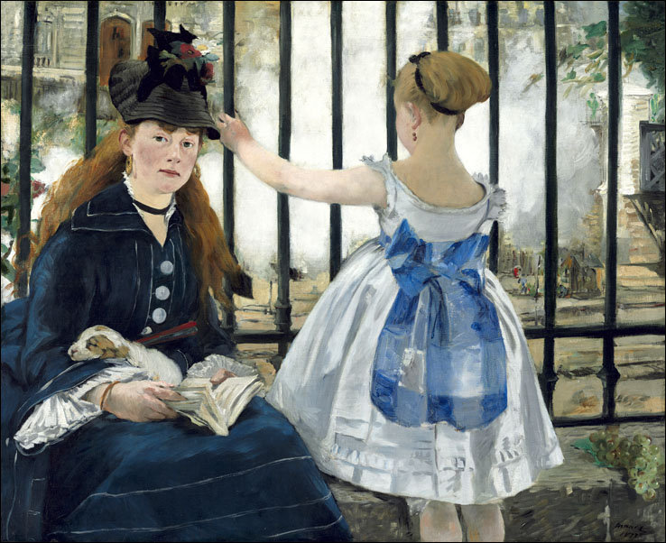 Galeria Plakatu, Plakat, The Railway, Edouard Manet, 100x70 cm
