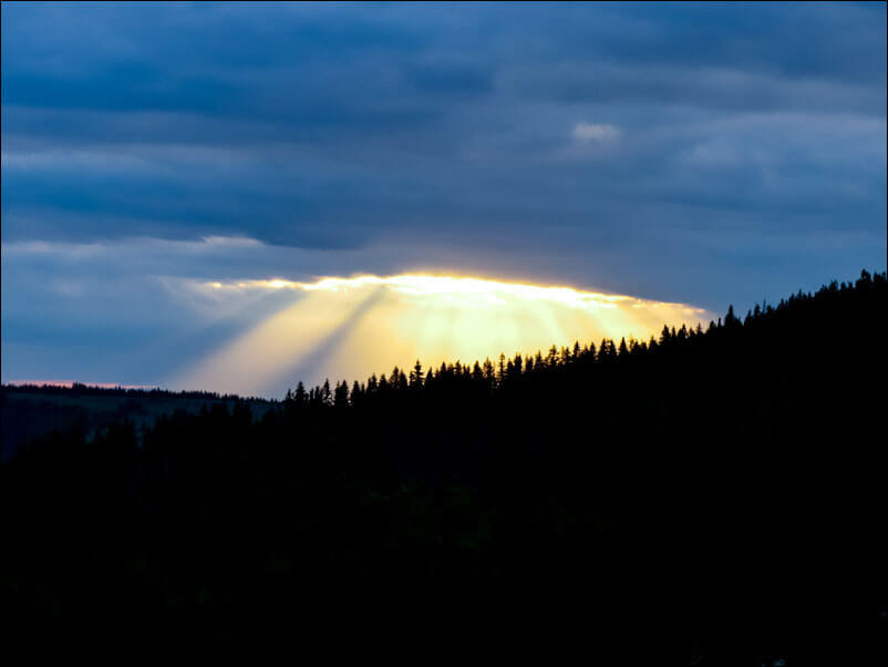 Galeria Plakatu, Plakat, Słońce W Chmurach, 100x70 cm