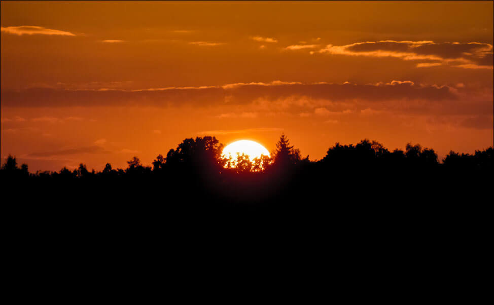 Galeria Plakatu, Ognisty Zachód Słońca, 84,1x59,4 cm