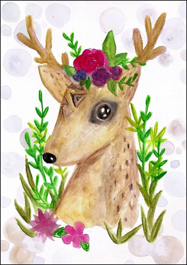 Galeria Plakatu, Jelonek Akwarela, 50x70 cm