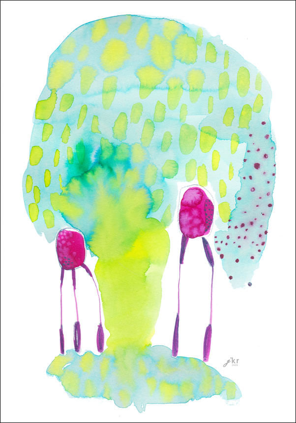 Galeria Plakatu, Plakat, Abstrakcja IV, Pod Drzewem, 61x91,5 cm