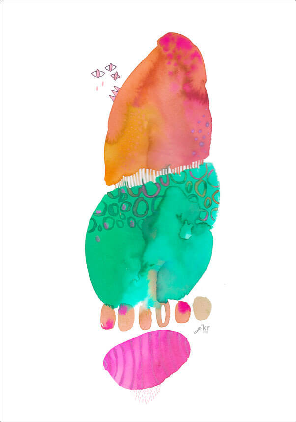 Galeria Plakatu, Plakat, Abstrakcja VI, Narodziny, 50x70 cm