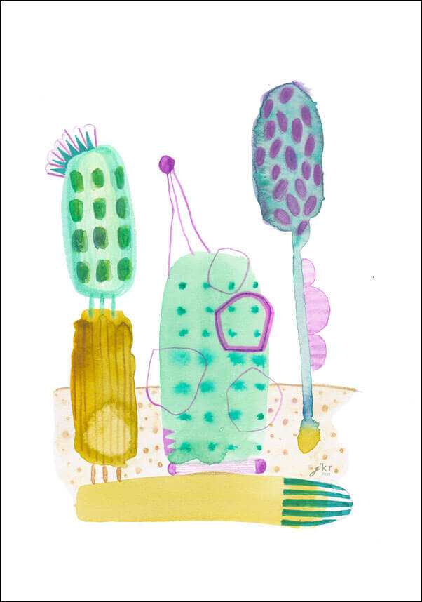 Galeria Plakatu, Plakat, Abstrakcja I, W Parku, 40x50 cm