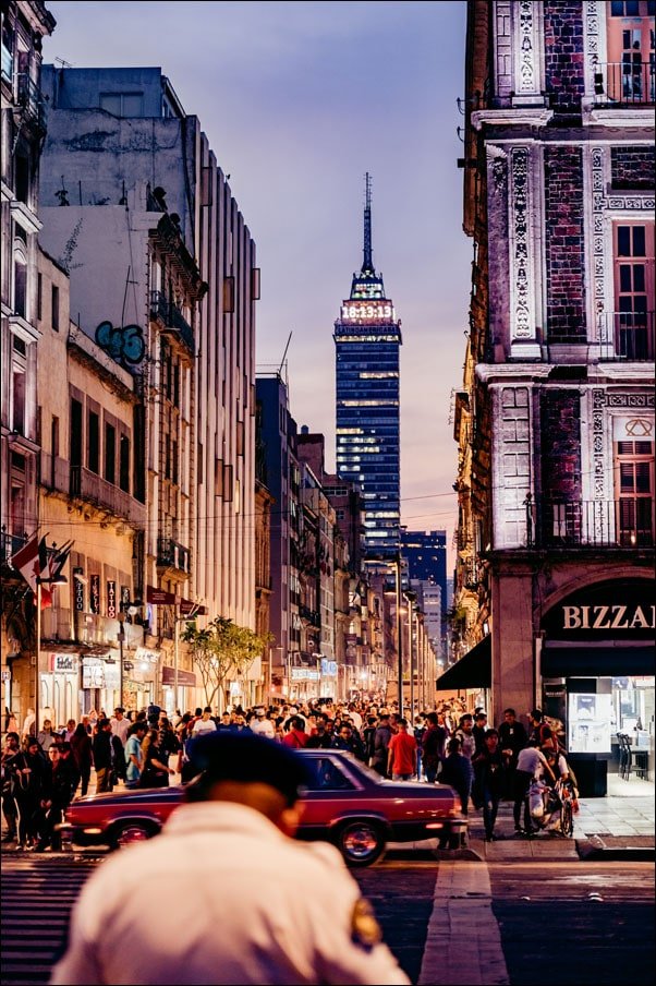 Galeria Plakatu, Plakat, Torre Latinoamericana - Mexico City, 50x70 cm