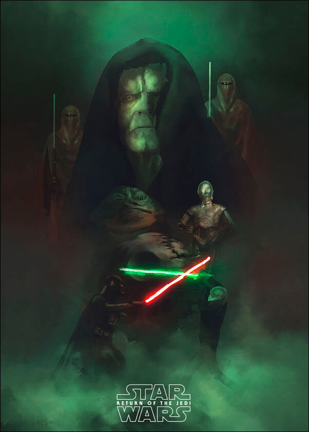 Galeria Plakatu, Plakat, Gwiezdne Wojny, Powrót Jedi, 50x70 cm