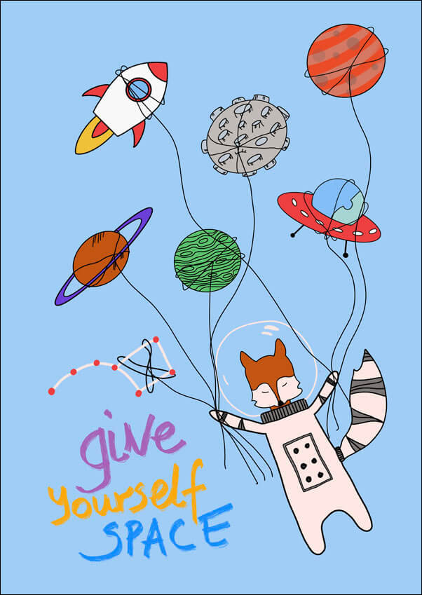 Galeria Plakatu, Plakat, Space, 70x100 cm