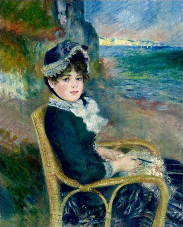 Galeria Plakatu, Plakat, By The Seashore, Auguste Renoir, 61x91,5 cm