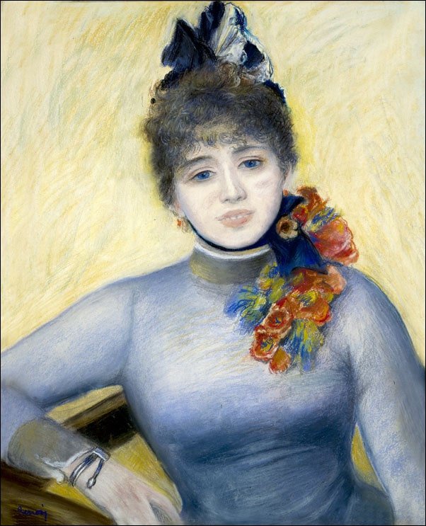 Galeria Plakatu, Plakat, Caroline Rémy (Séverine), Auguste Renoir, 61x91,5 cm