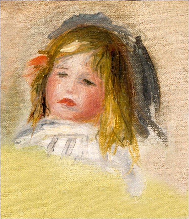 Galeria Plakatu, Plakat, Child With Blond Hair, Auguste Renoir, 70x100 cm