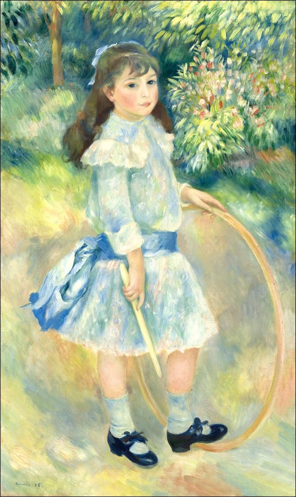 Galeria Plakatu, Plakat, Girl With A Hoop, Auguste Renoir, 70x100 cm