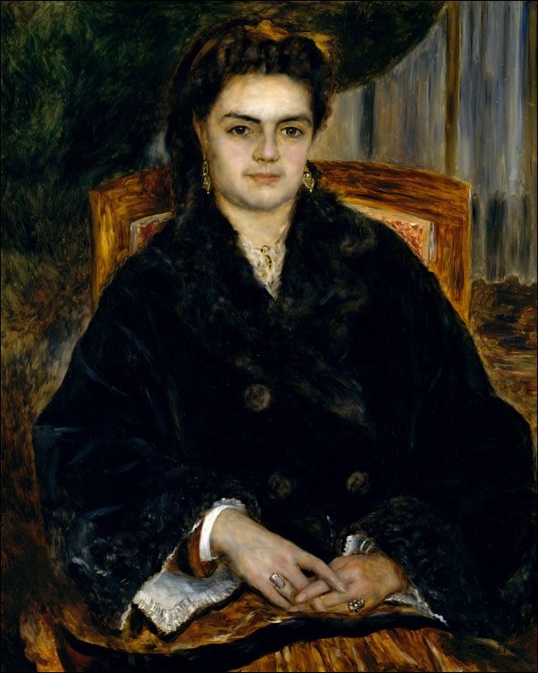 Galeria Plakatu, Plakat, Madame Édouard Bernier (Marie Octavie Stéphanie Laurens, 1838–1920), Auguste Renoir, 70x100 cm