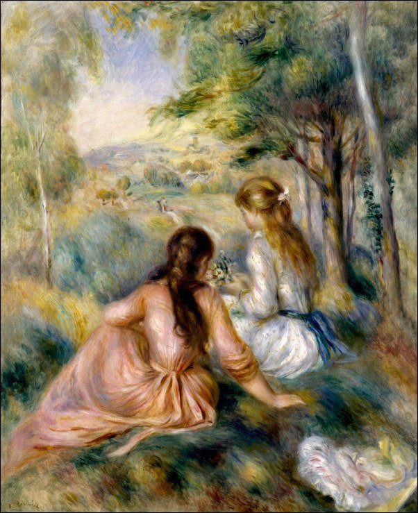 Galeria Plakatu, Plakat, In The Meadow, Auguste Renoir, 70x100 cm