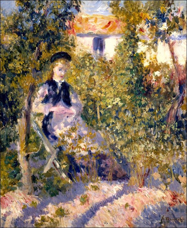 Galeria Plakatu, Plakat, Nini In The Garden (Nini Lopez), Auguste Renoir, 29,7x42 cm