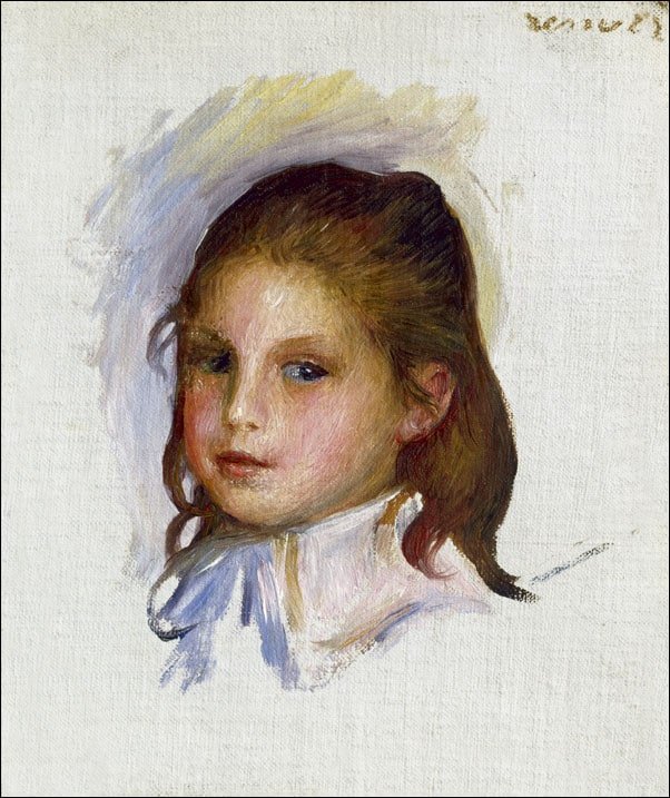 Galeria Plakatu, Plakat, Child With Brown Hair, Auguste Renoir, 50x70 cm