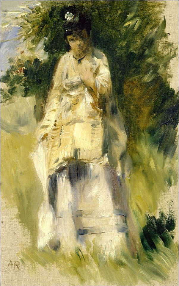 Galeria Plakatu, Plakat, Woman Standing By A Tree, Auguste Renoir, 61x91,5 cm