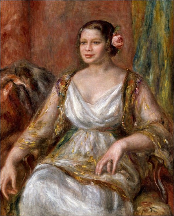 Galeria Plakatu, Plakat, Tilla Durieux (Ottilie Godeffroy, 1880–1971), Auguste Renoir, 50x70 cm