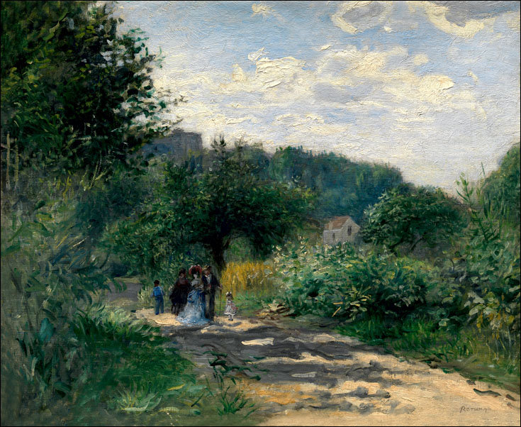 Galeria Plakatu, Plakat, A Road In Louveciennes, Auguste Renoir, 100x70 cm