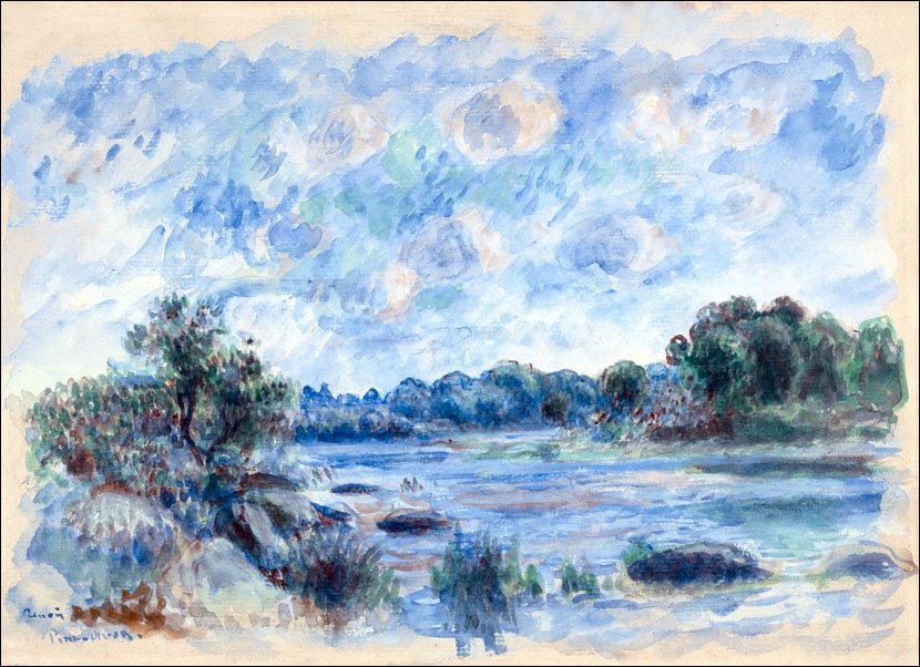 Galeria Plakatu, Plakat, Landscape At Pont Aven, Auguste Renoir, 70x50 cm