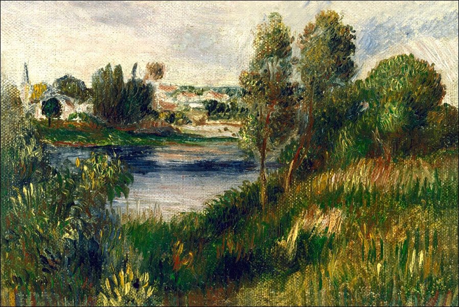 Galeria Plakatu, Plakat, Landscape At Vétheuil, Auguste Renoir, 70x50 cm