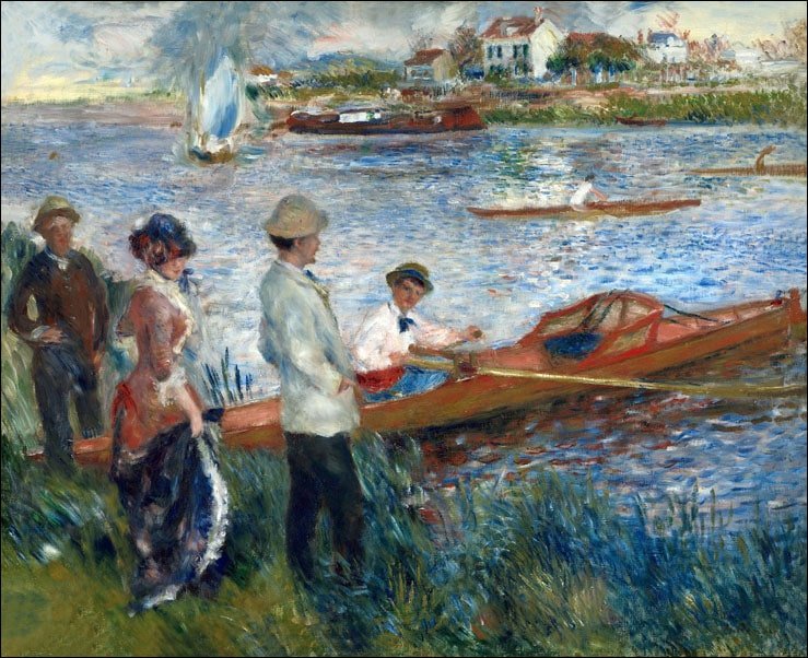 Galeria Plakatu, Plakat, Oarsmen At Chatou, Auguste Renoir, 40x30 cm