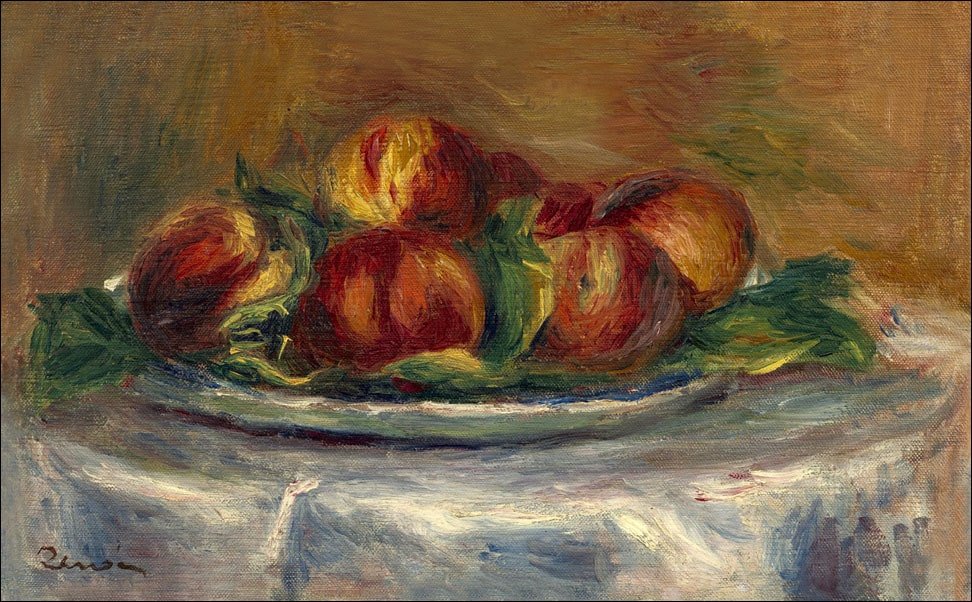 Galeria Plakatu, Plakat, Peaches on a Plate, Auguste Renoir, 40x30 cm