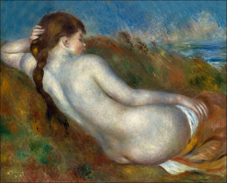 Galeria Plakatu, Plakat, Reclining Nude, Auguste Renoir, 100x70 cm