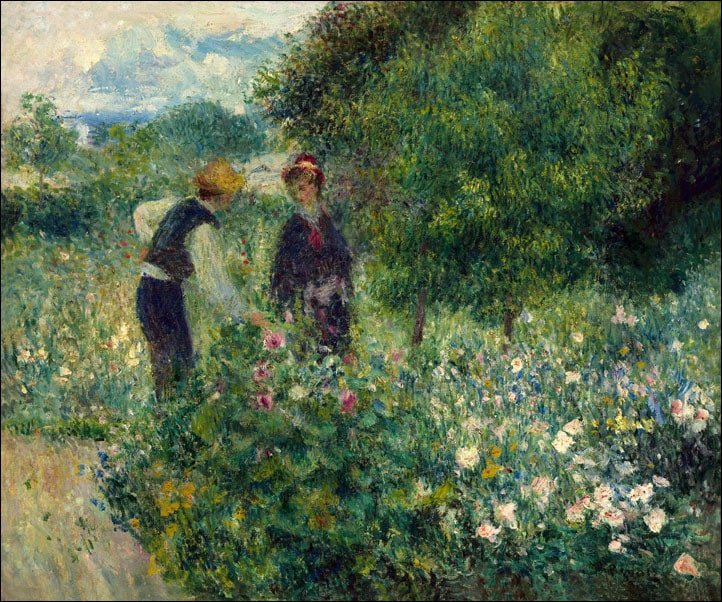 Galeria Plakatu, Plakat, Picking Flowers, Auguste Renoir, 100x70 cm