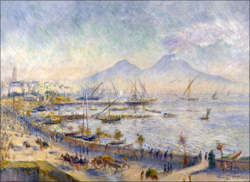 Galeria Plakatu, Plakat, The Bay of Naples, Auguste Renoir, 100x70 cm