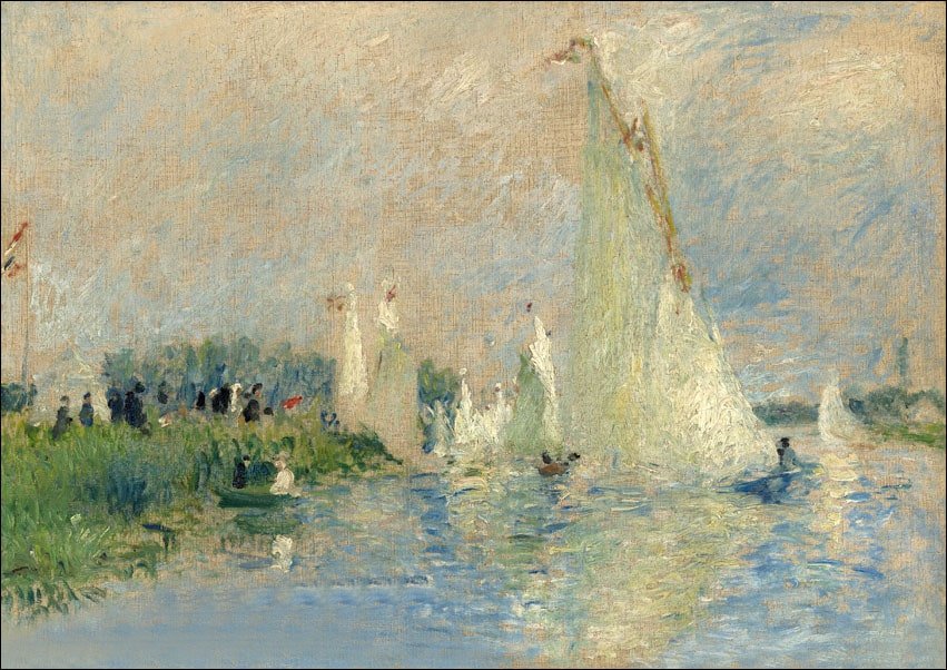 Galeria Plakatu, Plakat, Regatta at Argenteuil, Auguste Renoir, 70x50 cm