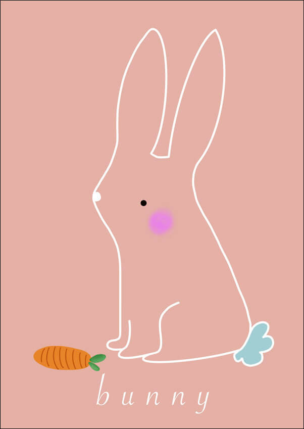 Galeria Plakatu, Plakat, Króliczek, 50x70 cm