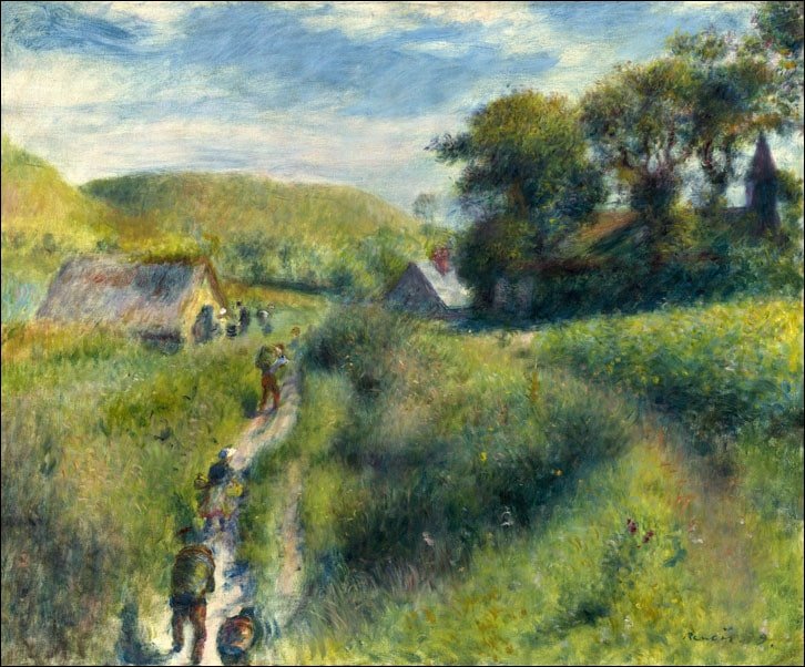 Galeria Plakatu, Plakat, The Mussel Harvest, Auguste Renoir, 100x70 cm