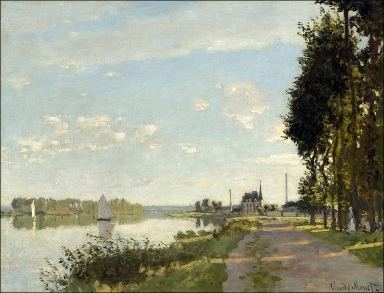 Galeria Plakatu, Plakat, Argenteuil, Claude Monet, 42x29,7 cm