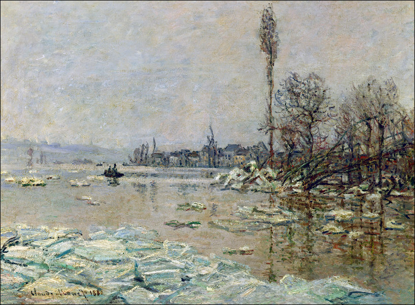 Galeria Plakatu, Plakat, Breakup of ice, Claude Monet, 40x30 cm