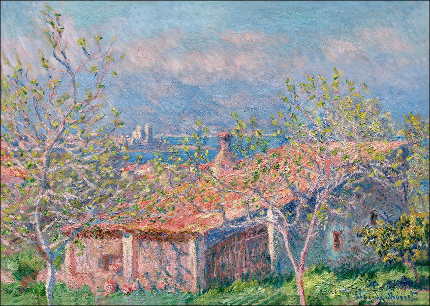 Galeria Plakatu, Plakat, Gardener's House at Antibes, Claude Monet, 40x30 cm
