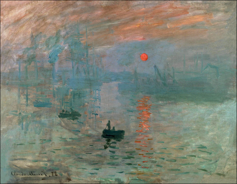 Galeria Plakatu, Plakat, Impresja Wschód Słońca, Claude Monet, 100x70 cm