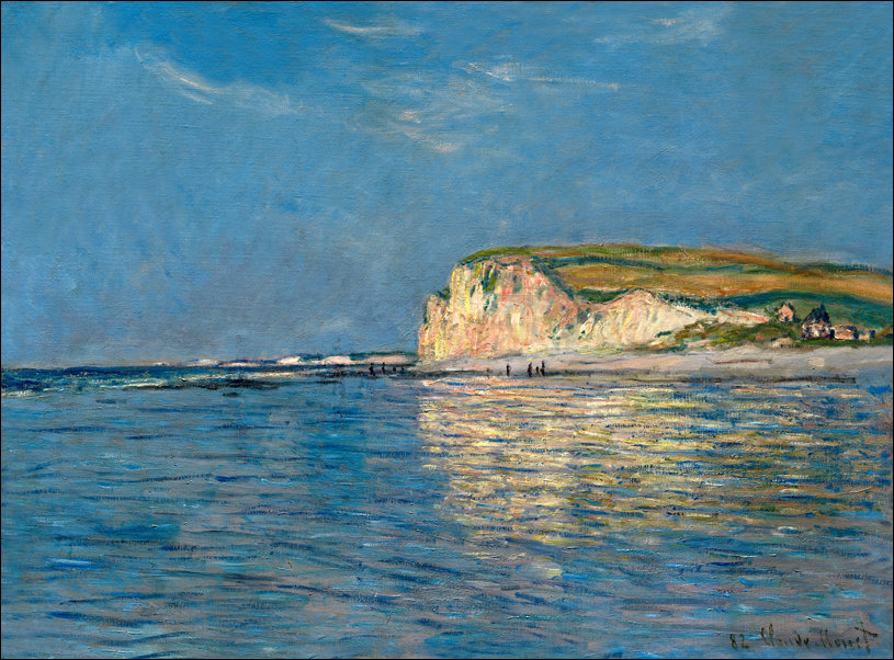 Galeria Plakatu, Plakat, Low Tide at Pourville, near Dieppe, 1882, Claude Monet, 50x40 cm