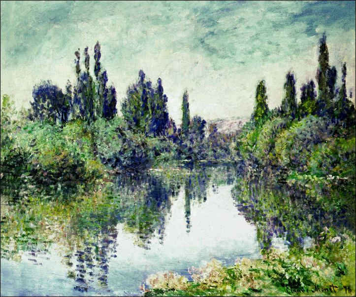 Galeria Plakatu, Plakat, Morning on the seine near vetheuil, Claude Monet, 70x50 cm