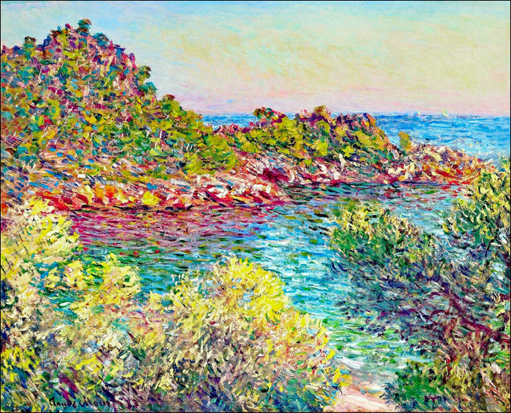 Galeria Plakatu, Plakat, Landscape near montecarlo, Claude Monet, 70x50 cm